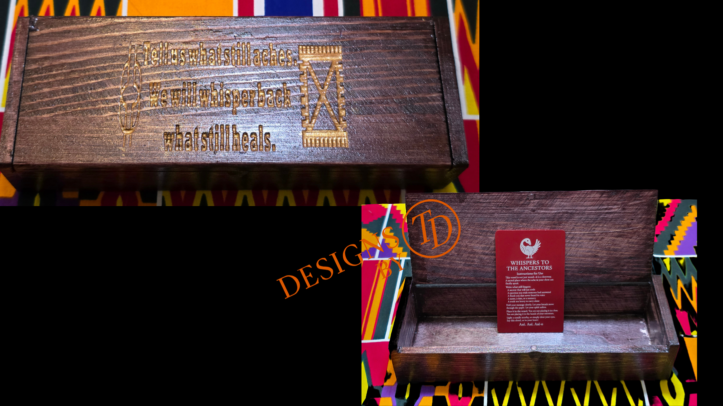 Sacred Pause Altar Box – Handmade Ancestral Ritual Set (Customizable)