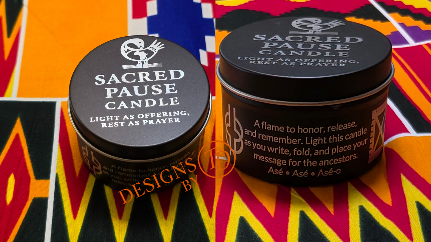 Sacred Pause Altar Box – Handmade Ancestral Ritual Set (Customizable)