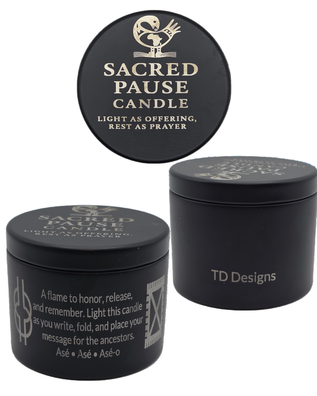 Sacred Pause Altar Box – Handmade Ancestral Ritual Set (Customizable)
