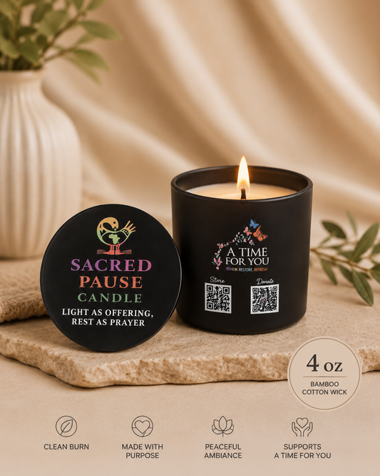 Sacred Pause Candle