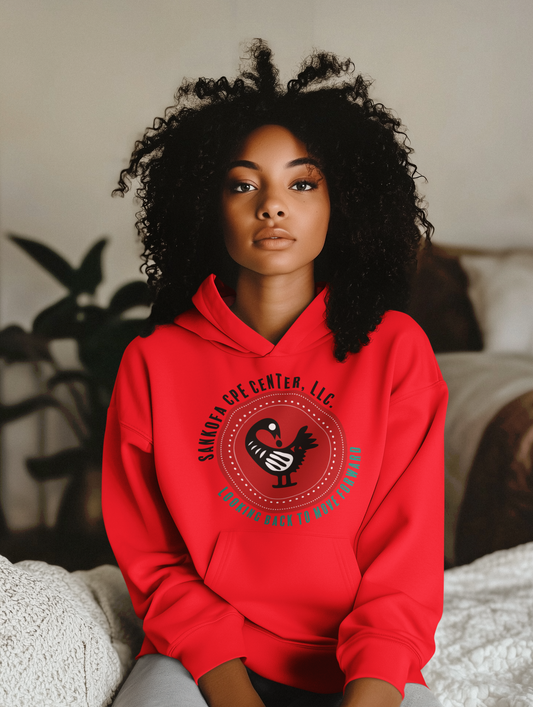 Sankofa CPE Center Hoodie – "Looking Back to Move Forward"