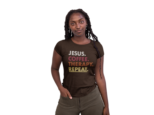 Jesus Coffee Therapy Repeat