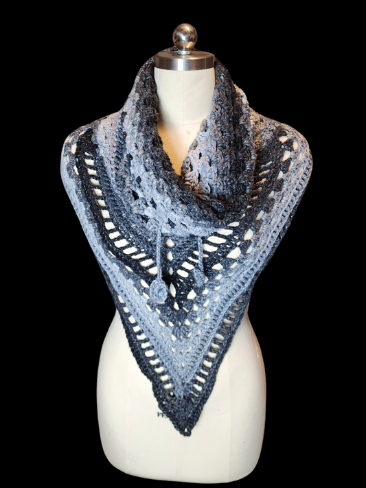 Midnight Frost Cowl Shawl