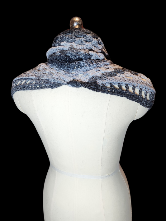 Midnight Frost Cowl Shawl