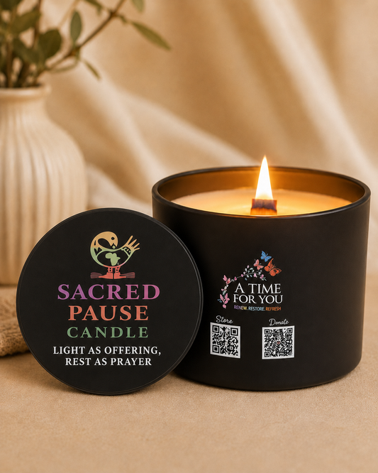 Sacred Pause Candle