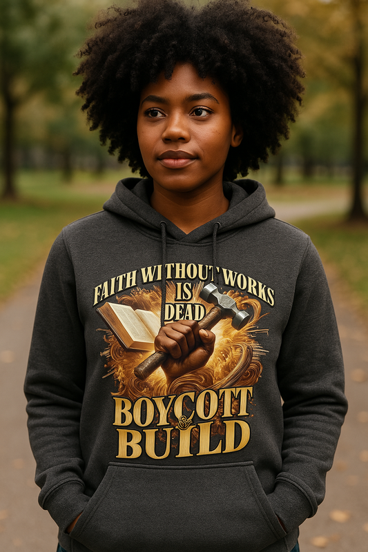 Faith Without Works Is Dead – Boycott & Build Hoodie