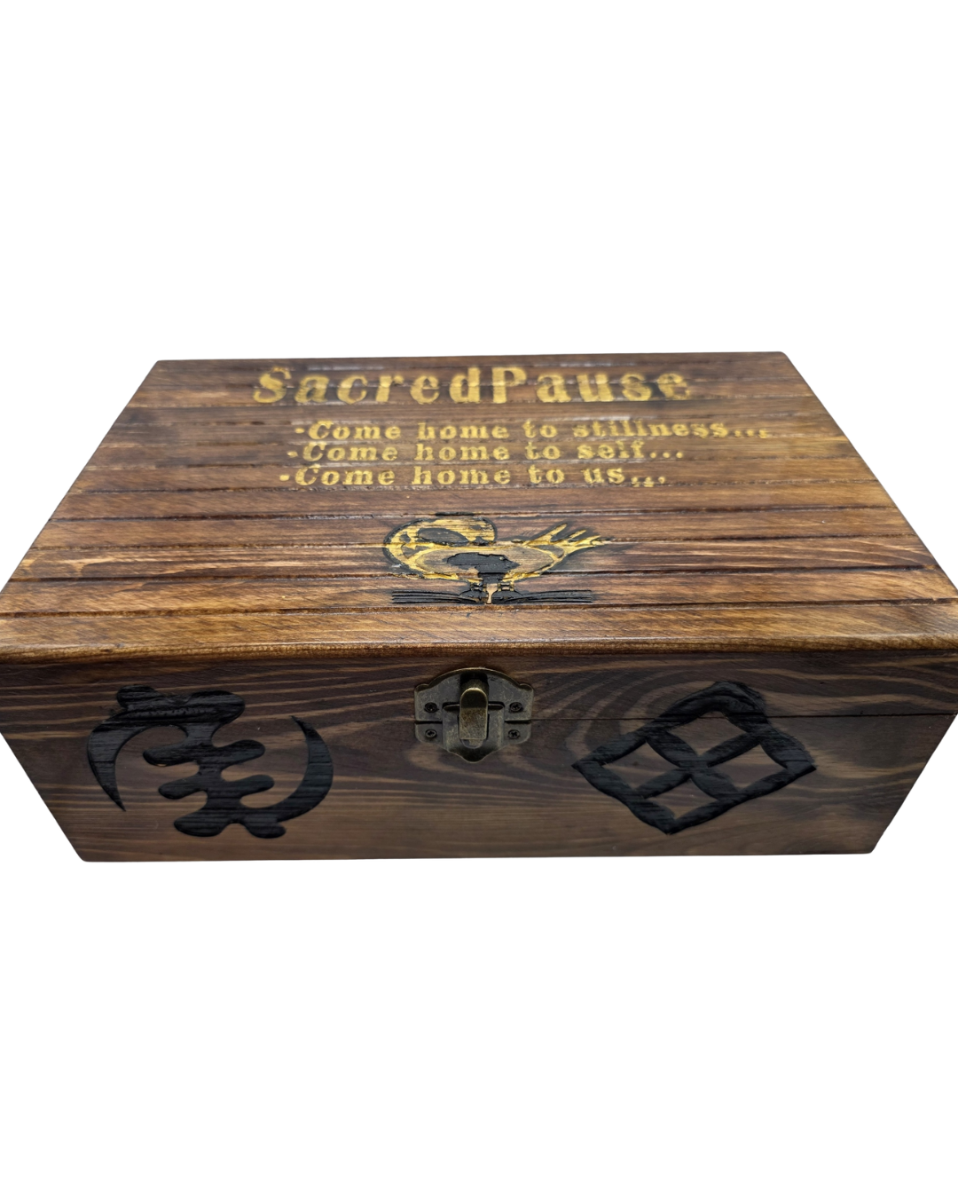 Sacred Pause Altar Box – Handmade Ancestral Ritual Set (Customizable)