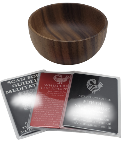 Sacred Pause Altar Box – Handmade Ancestral Ritual Set (Customizable)
