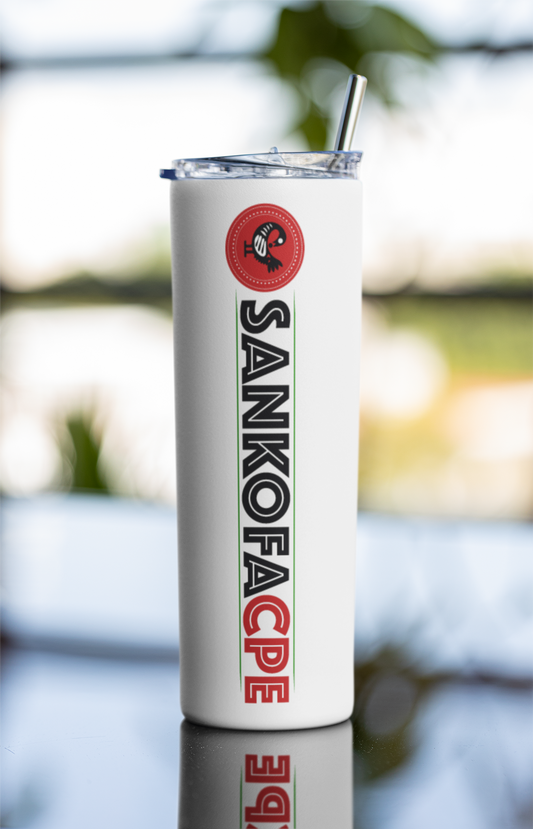 Sankofa CPE Vertical Logo 20 oz Tumbler
