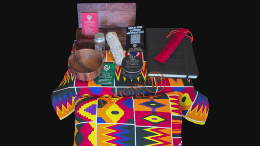 Sacred Pause Altar Box – Handmade Ancestral Ritual Set (Customizable)